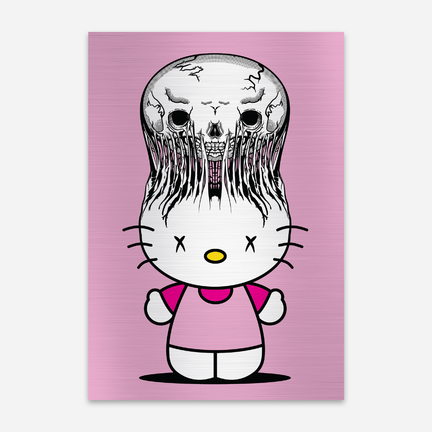 Hell No Kitty - Hello Kitty art print by Mr Nope — Streetwear